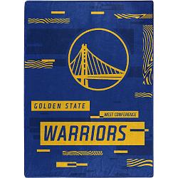 Golden State Warriors Blanket 60x80 Raschel Digitize Design