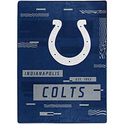 Indianapolis Colts Blanket 60x80 Raschel Digitize Design