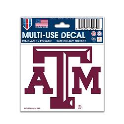 Texas A&M Aggies Decal 3x4 Multi Use