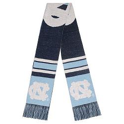 North Carolina Tar Heels Scarf Colorblock Big Logo Design