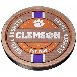 Clemson Tigers Sign Wood Barrel Design