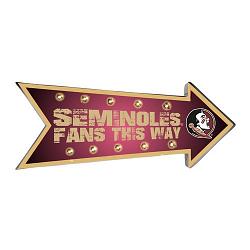 Florida State Seminoles Sign Running Light Marquee