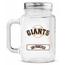 San Francisco Giants Mason Jar Glass With Lid