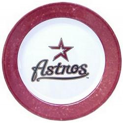 Houston Astros Dinner Plate Set 4 Piece CO
