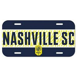 Nashville SC License Plate Plastic