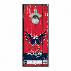 Washington Capitals Sign Wood 5x11 Bottle Opener