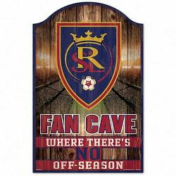 Real Salt Lake Sign 11x17 Wood Fan Cave Design