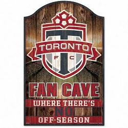 Toronto FC Sign 11x17 Wood Fan Cave Design