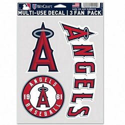Los Angeles Angels Decal Multi Use Fan 3 Pack