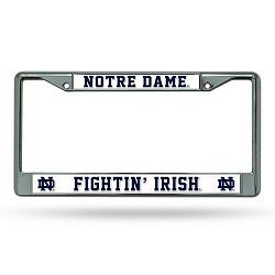 Notre Dame Fighting Irish License Plate Frame Chrome