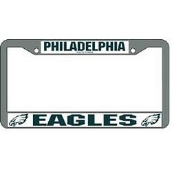 Philadelphia Eagles License Plate Frame Chrome