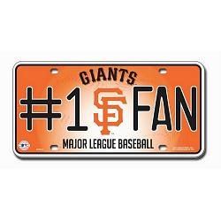 San Francisco Giants License Plate #1 Fan