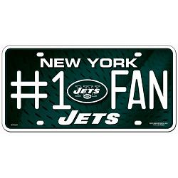 Rico Industries New York Jets License Plate #1 Fan