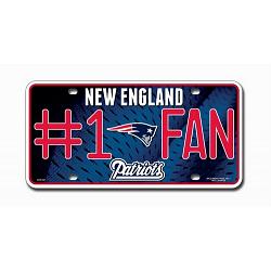 New England Patriots License Plate #1 Fan
