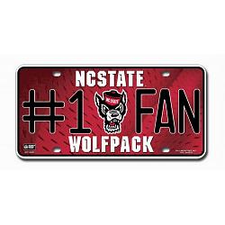 North Carolina State Wolfpack License Plate - #1 Fan