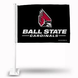 Ball State Cardinals Flag Car