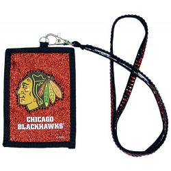 Chicago Blackhawks Wallet Beaded Lanyard Style