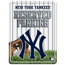 New York Yankees Sign Metal Parking