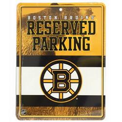 Boston Bruins Metal Parking Sign