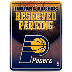 Indiana Pacers Metal Parking Sign