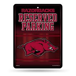 Arkansas Razorbacks Sign Metal Parking