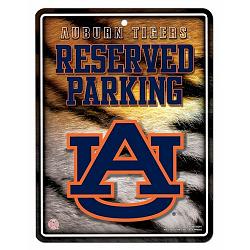 Auburn Tigers Metal Parking Sign