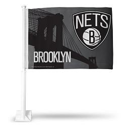 Brooklyn Nets Flag Car