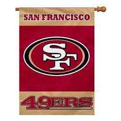 San Francisco 49ers Banner 28x40 House Flag Style 2 Sided CO