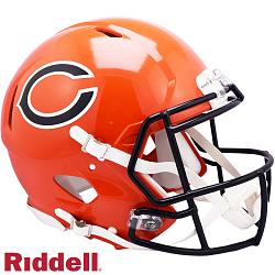 Chicago Bears Helmet Riddell Authentic Full Size Speed Style On-Field Alternate