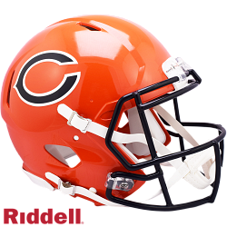 Chicago Bears Helmet Riddell Authentic Full Size Speed Style On-Field Alternate