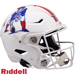 New England Patriots Helmet Riddell Authentic Full Size SpeedFlex Style 1982-1989 T/B