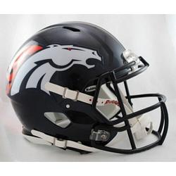 Denver Broncos Helmet Riddell Authentic Full Size Speed Style 1997-2023 Throwback