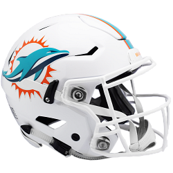 Miami Dolphins Helmet Riddell Authentic Full Size SpeedFlex Style