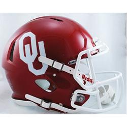Oklahoma Sooners Helmet Riddell Authentic Full Size Speed Style