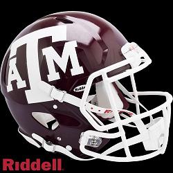 Texas A&M Aggies Helmet Riddell Authentic Full Size Speed Style Maroon