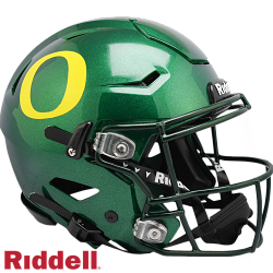 Oregon Ducks Helmet Riddell Authentic Full Size SpeedFlex Style Green