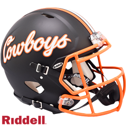 Oklahoma State Cowboys Helmet Riddell Authentic Full Size Speed Style Cowboys Script