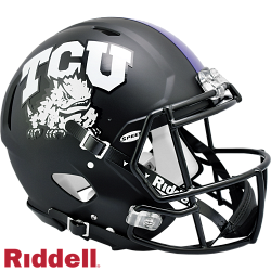 TCU Horned Frogs Helmet Riddell Authentic Full Size Speed Style