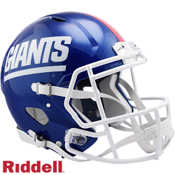 New York Giants Helmet Riddell Authentic Full Size Speed Style Color Rush