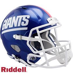 New York Giants Helmet Riddell Replica Full Size Speed Style Color Rush