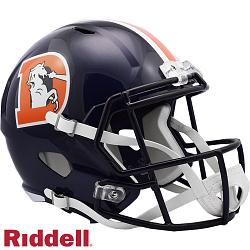 Denver Broncos Helmet Riddell Replica Full Size Speed Style Color Rush
