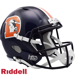 Denver Broncos Helmet Riddell Replica Full Size Speed Style Color Rush