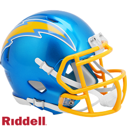 Los Angeles Chargers Helmet Riddell Replica Mini Speed Style FLASH Alternate
