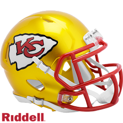 Kansas City Chiefs Helmet Riddell Replica Mini Speed Style FLASH Alternate