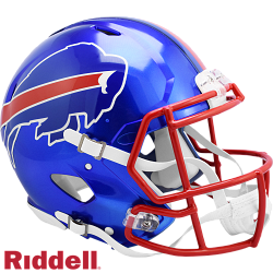 Buffalo Bills Helmet Riddell Authentic Full Size Speed Style FLASH Alternate