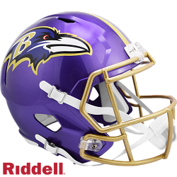 Baltimore Ravens Helmet Riddell Replica Full Size Speed Style FLASH Alternate