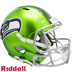Seattle Seahawks Helmet Riddell Replica Full Size Speed Style FLASH Alternate