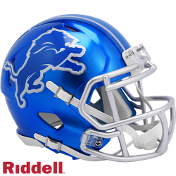 Detroit Lions Helmet Riddell Replica Mini Speed Style FLASH Alternate