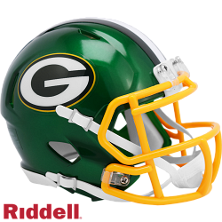 Green Bay Packers Helmet Riddell Replica Mini Speed Style FLASH Alternate