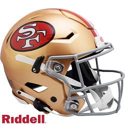 San Francisco 49ers Helmet Riddell Authentic Full Size SpeedFlex Style 1964-1995 T/B